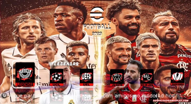 DOWNLOAD ISO EFOOTBALL PES 23 PPSSPP ATUALIZADO