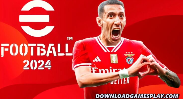 OFICIAL EFOOTBALL PES 2024 PPSSPP DOWNLOAD REALISTA CÂMERA PS4/PS5 e BRASILEIRÃO & EUROPEUS ATUALIZADOS