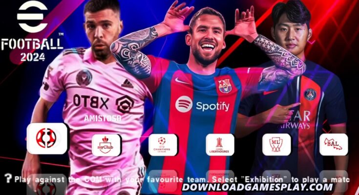 EFOOTBALL PES 2024 PPSSPP OFICIAL DOWNLOAD/DESCARGA REALISTA CÂMERA PS4/PS5 e BRASILEIRÃO & EUROPEUS ATUALIZADOS