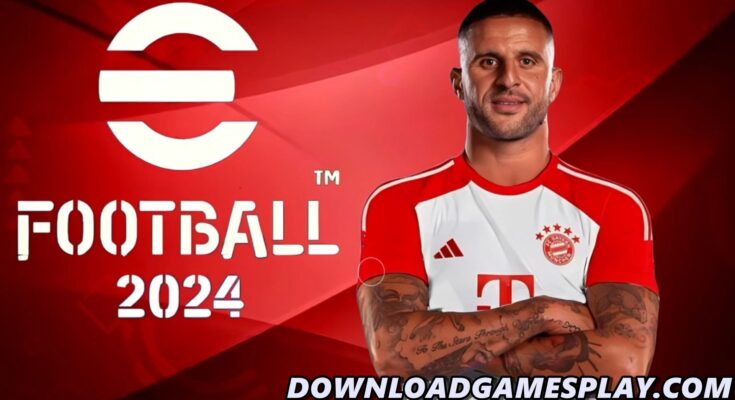 DOWNLOAD EFOOTBALL PES 2024 PPSSPP OFICIAL DESCARGA CÂMERA PS4/PS5 e BRASILEIRÃO & EUROPEUS ATUALIZADOS