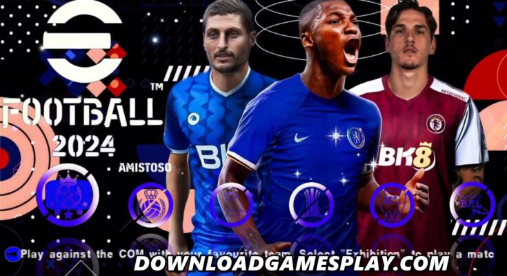 DOWNLOAD ISO OFICIAL EFOOTBALL PES 2024 PPSSPP COM BRASILEIRÃO & EUROPEUS ATUALIZADOS DESCARGA CÂMERA PS4/PS5