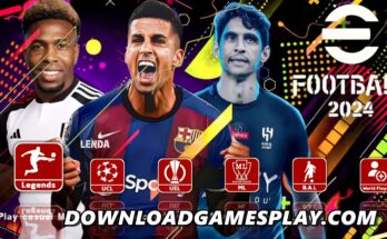 DOWNLOAD ISO OFICIAL EFOOTBALL PES 2024 PPSSPP COM BRASILEIRÃO & EUROPEUS ATUALIZADOS DESCARGA CÂMERA PS4/PS5