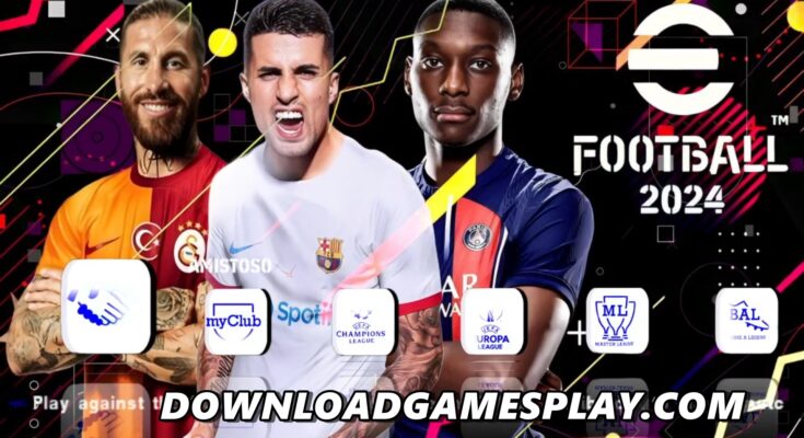 COMO INSTALAR eFOOTBALL PES 2024 PPSSPP OFICIAL NO ANDROID e PC