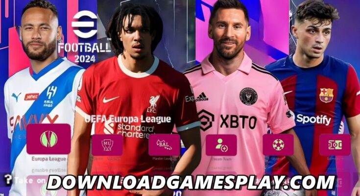 COMO INSTALAR BAIXAR eFOOTBALL PES 2024 PPSSPP OFICIAL NO ANDROID e PC