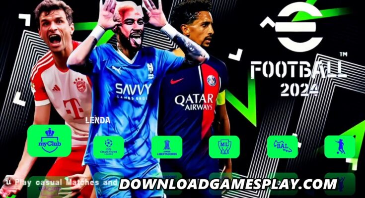 COMO INSTALAR BAIXAR eFOOTBALL PES 2024 PPSSPP OFICIAL NO ANDROID e PC