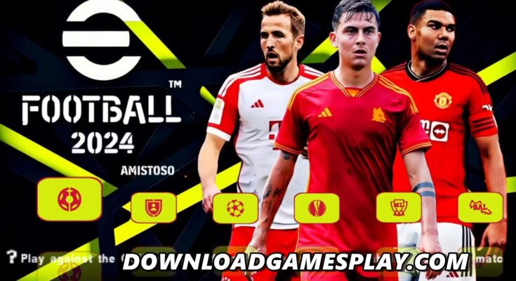 COMO INSTALAR BAIXAR eFOOTBALL PES 2024 PPSSPP OFICIAL NO ANDROID e PC