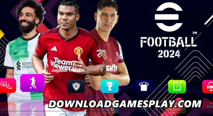 COMO INSTALAR BAIXAR eFOOTBALL PES 2024 PPSSPP OFICIAL NO ANDROID e PC