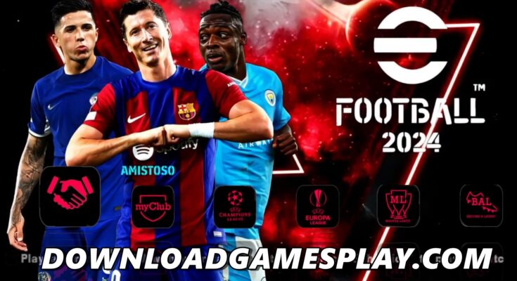 COMO INSTALAR BAIXAR eFOOTBALL PES 2024 PPSSPP OFICIAL NO ANDROID e PC