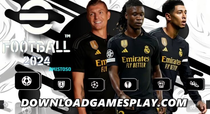 DOWNLOAD ISO eFOOTBALL PES 2024 PPSSPP OFICIAL ANDROID/PC