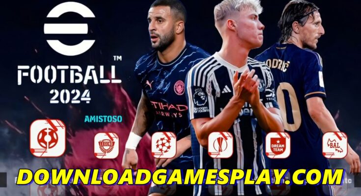 DOWNLOAD ISO eFOOTBALL PES 2024 PPSSPP OFICIAL ANDROID/PC