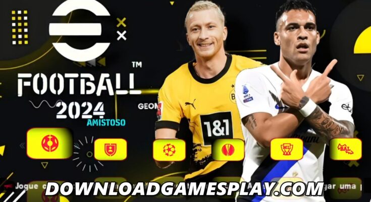 DOWNLOAD ISO eFOOTBALL PES 2024 PPSSPP OFICIAL ANDROID/PC