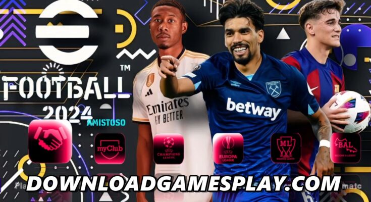 DOWNLOAD ISO eFOOTBALL PES 2024 PPSSPP OFICIAL ANDROID/PC