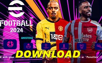 DOWNLOAD ISO eFOOTBALL PES 2024 PPSSPP OFFICIAL UPDATED ANDROID/PC
