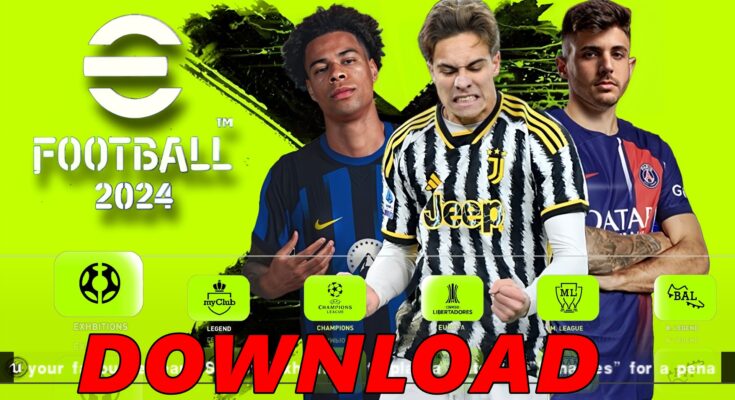EFOOTBALL PES 2024 PPSSPP UPDATED TRANSFER KITS 24 NEW BOOTS DOWNLOAD
