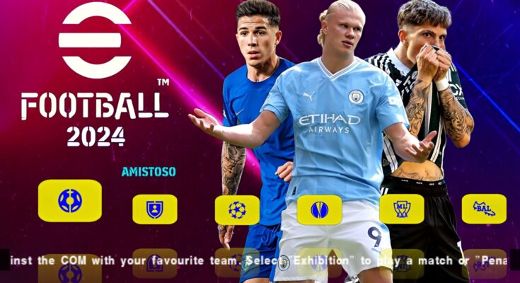 eFOOTBALL PES 2024 PPSSPP UPDATED OFFICIAL ANDROID/PC DOWNLOAD